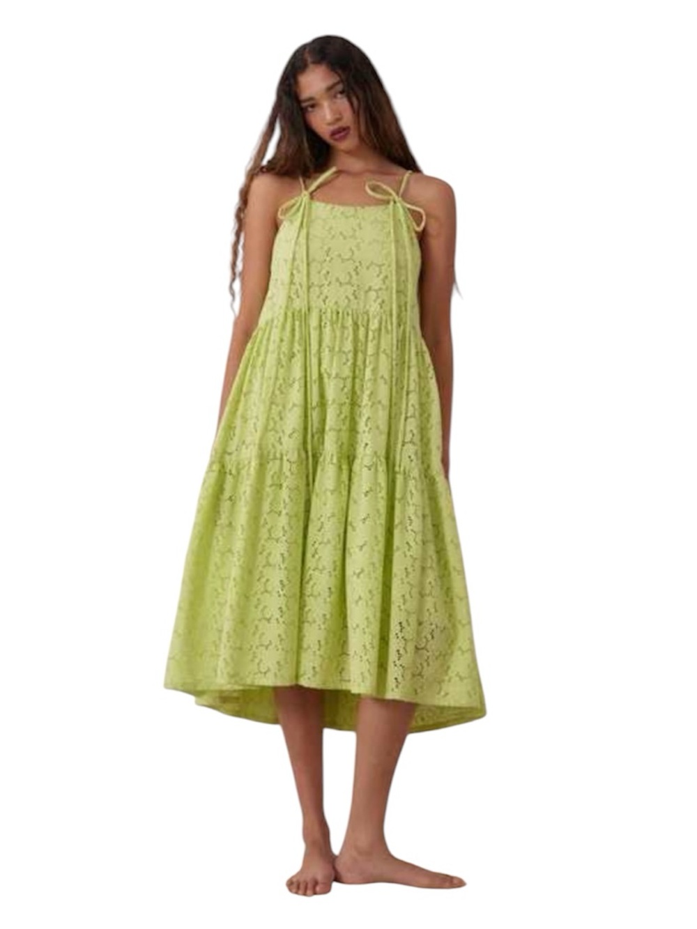 Eliza Faulkner NWOT Cece Dress in Pear Eyelet Size XS NEW